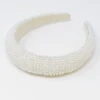 Heaven Of Pearls Headband - Pearl 1 Heaven Of Pearls Headband - Pearl -Clothing Discount Shop petal and pup usa heaven of pearls headband pearl os 32740063412401