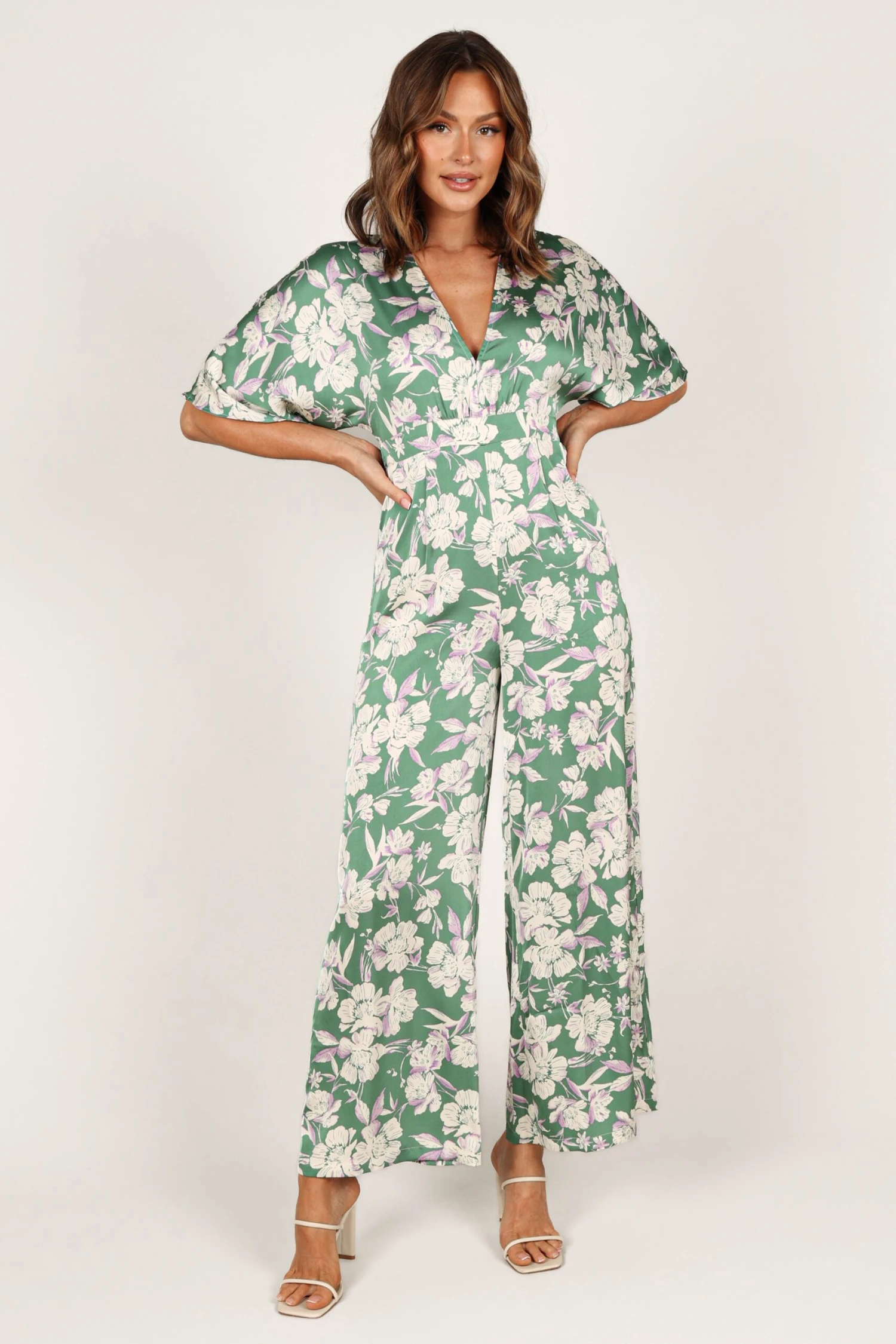 Rosalyn Jumpsuit - Green Floral 3 Rosalyn Jumpsuit - Green Floral
