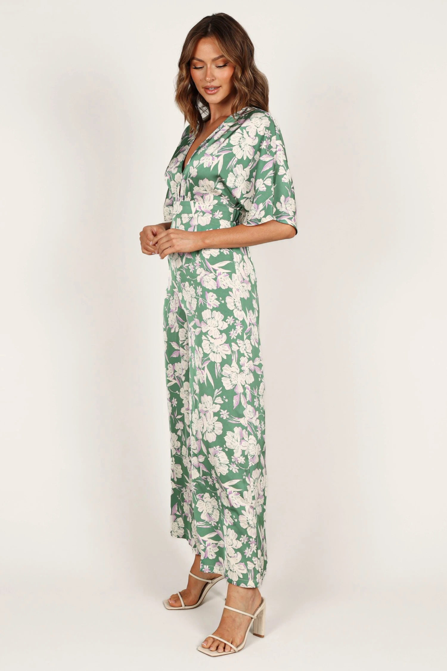 Rosalyn Jumpsuit - Green Floral 5 Rosalyn Jumpsuit - Green Floral - Image 3