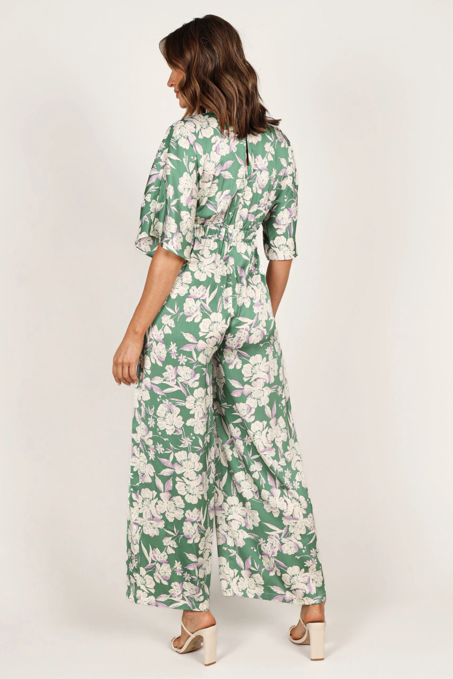 Rosalyn Jumpsuit - Green Floral 6 Rosalyn Jumpsuit - Green Floral - Image 4