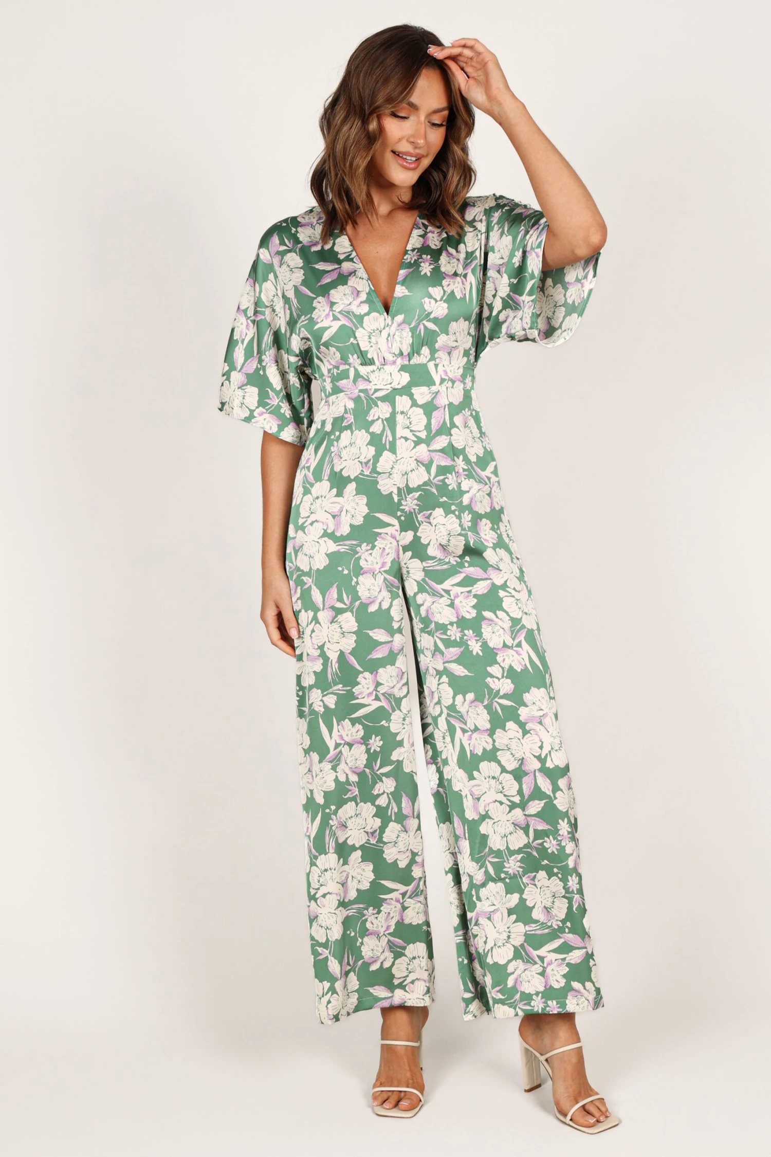 Rosalyn Jumpsuit - Green Floral 9 Rosalyn Jumpsuit - Green Floral - Image 7