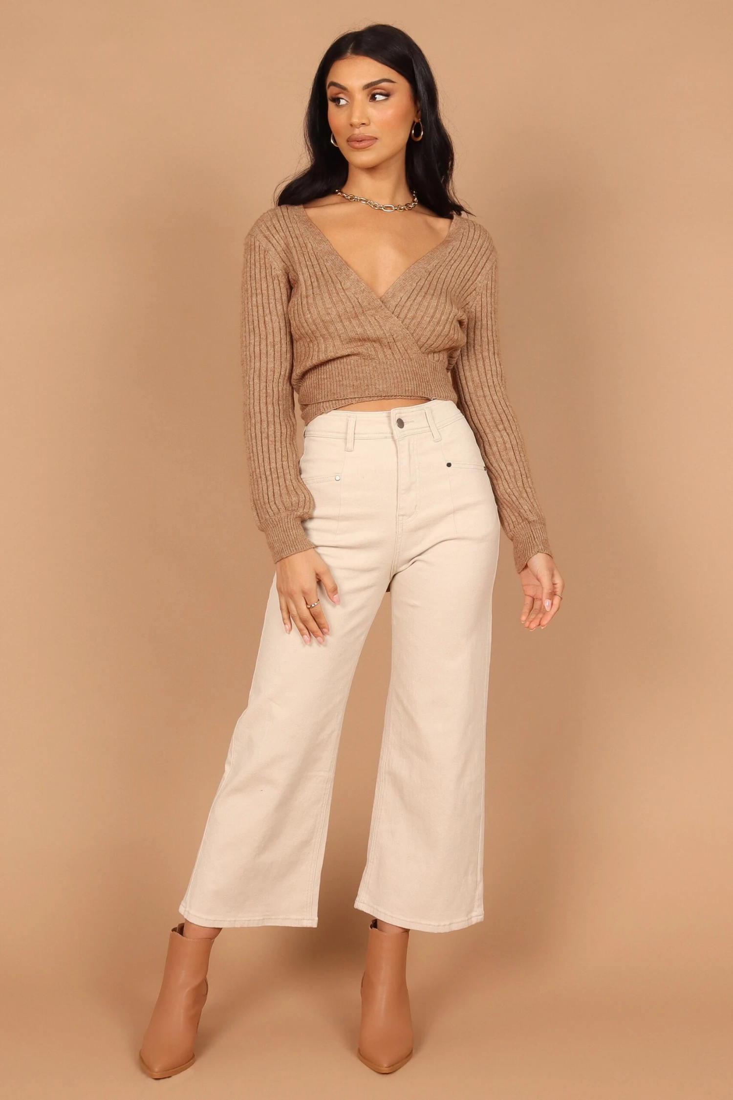 Brother Knit Sweater - Mocha 10 Brother Knit Sweater - Mocha - Image 8