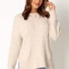 Meilani Textured Knit Sweater - Oatmeal 2 Meilani Textured Knit Sweater - Oatmeal -Clothing Discount Shop petal and pup usa knitwear meilani textured knit sweater oatmeal 34011651571889