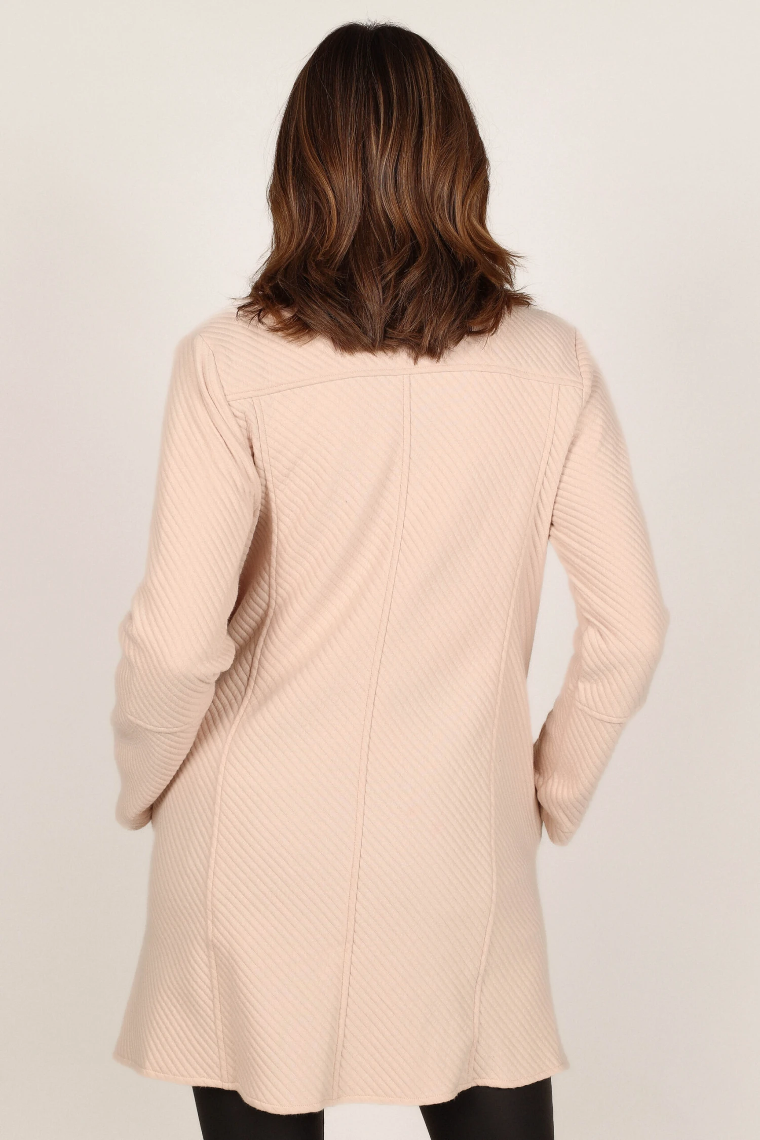 Shelby Open Front Cardigan - Beige 8 Shelby Open Front Cardigan - Beige - Image 6