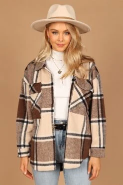 Clothing Discount Shop 4 Bianca Jacket - Brown