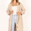 Ivy Button Front Coatigan - Oatmeal 1 Ivy Button Front Coatigan - Oatmeal -Clothing Discount Shop petal and pup usa outerwear ivy button front coatigan oatmeal 33960123170993