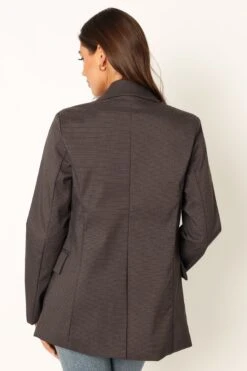 Juliette Blazer - Charcoal 11 Juliette Blazer - Charcoal -Clothing Discount Shop petal and pup usa outerwear juliette blazer charcoal 33935873638577