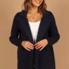 Lenore Coatigan - Navy -Clothing Discount Shop petal and pup usa outerwear lenore coatigan navy 32565867905201