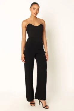 Nyla Sweetheart Jumpsuit - Black 22 Nyla Sweetheart Jumpsuit - Black -Clothing Discount Shop petal and pup usa rompers nyla sweetheart jumpsuit black 33968187867313