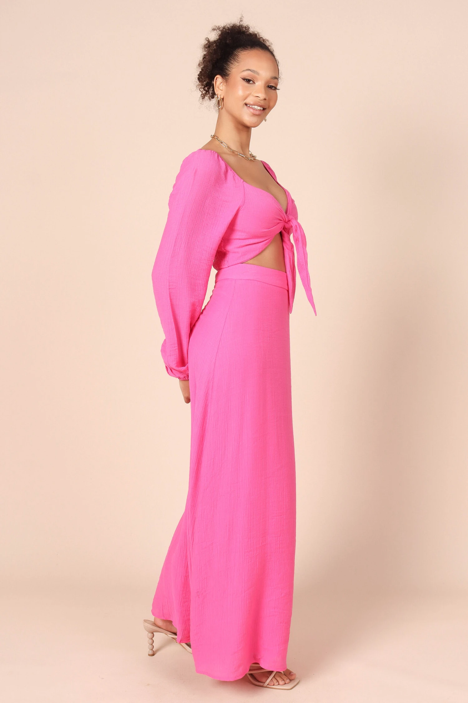 Claudia Two Piece Set - Pink 7 Claudia Two Piece Set - Pink - Image 5