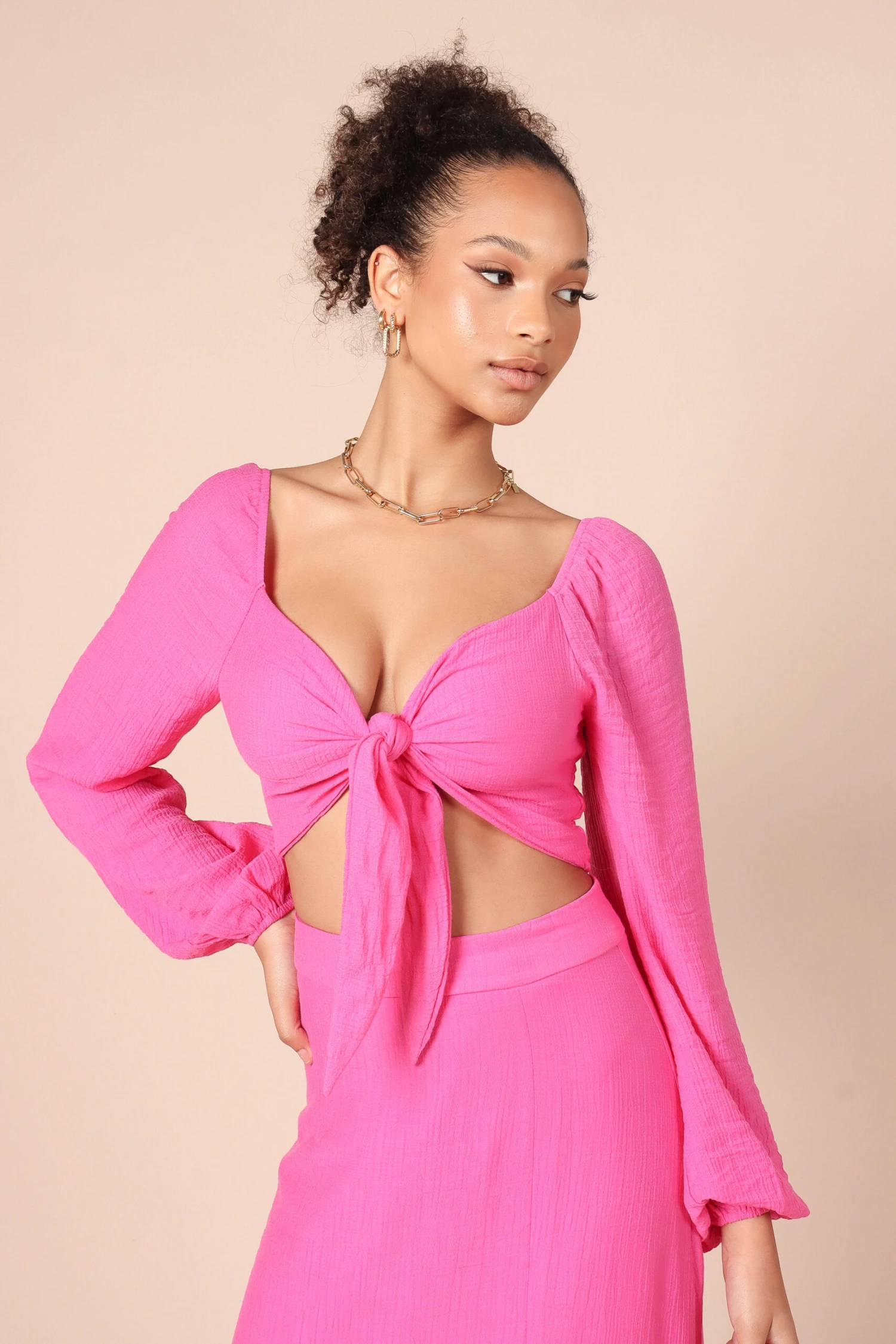Claudia Two Piece Set - Pink 8 Claudia Two Piece Set - Pink - Image 6