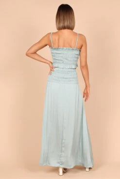 Clover Shirred Two Piece Set - Blue -Clothing Discount Shop petal and pup usa sets clover shirred two piece set blue 32309275623601