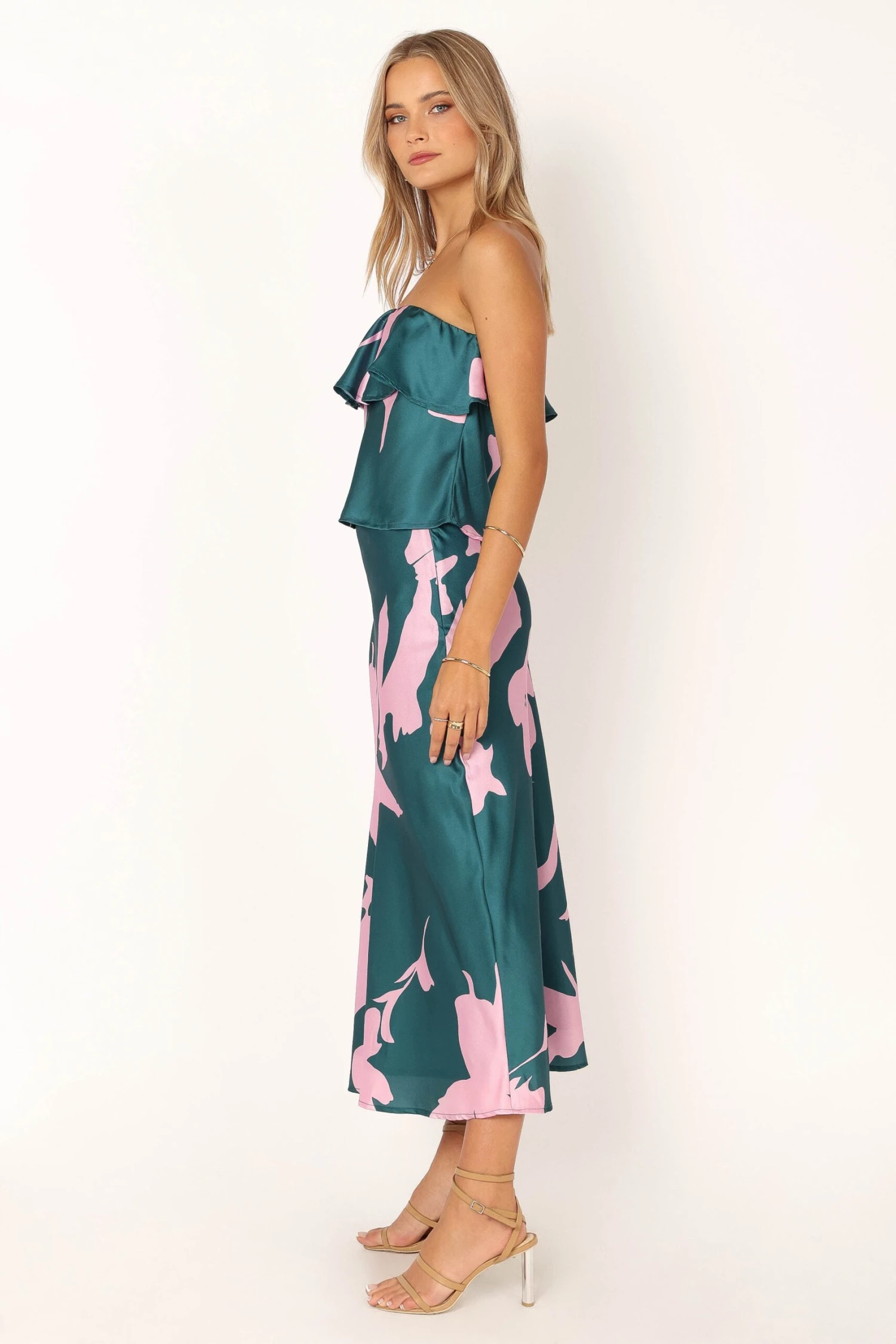 Portia Two Piece Set - Teal Floral 6 Portia Two Piece Set - Teal Floral - Image 4