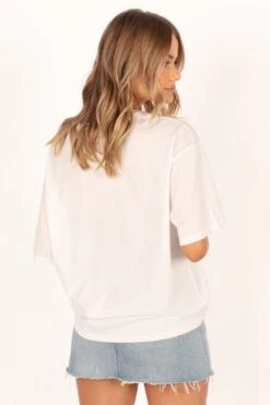 Citrus Tee - White -Clothing Discount Shop petal and pup usa tops citrus tee white 33549820919985