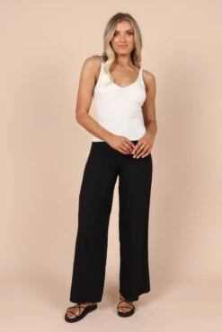 Gemma V Neck Tank Top - Ivory 21 Gemma V Neck Tank Top - Ivory -Clothing Discount Shop petal and pup usa tops gemma v neck tank top ivory 32213986574513