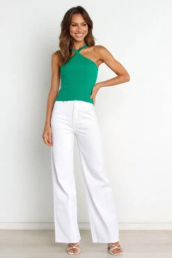 Hollie Top - Green 14 Hollie Top - Green -Clothing Discount Shop petal and pup usa tops hollie top green 31772694610097