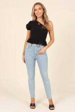 Katie Top - Black -Clothing Discount Shop petal and pup usa tops katie top black 31906717171889