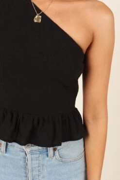 Katie Top - Black -Clothing Discount Shop petal and pup usa tops katie top black 31906717466801