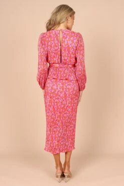 Minelli Pleat Top - Hot Pink 16 Minelli Pleat Top - Hot Pink -Clothing Discount Shop petal and pup usa tops minelli pleat top hot pink 32264741322929