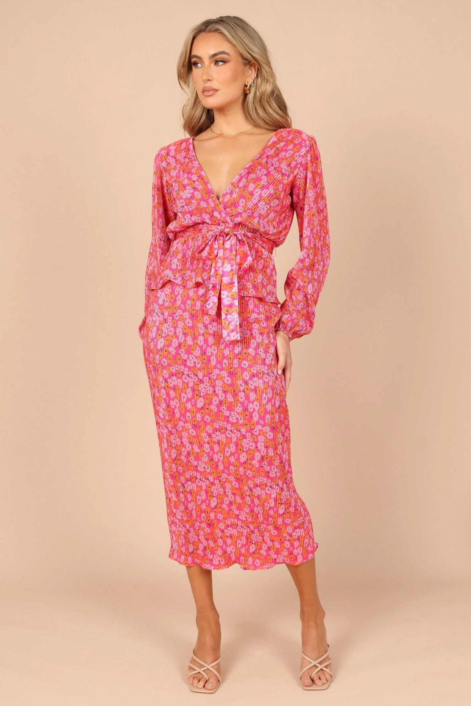 Minelli Pleat Top - Hot Pink 10 Minelli Pleat Top - Hot Pink - Image 8