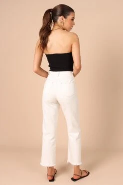 Nina Strapless Top - Black -Clothing Discount Shop petal and pup usa tops nina strapless top black 32213975335089