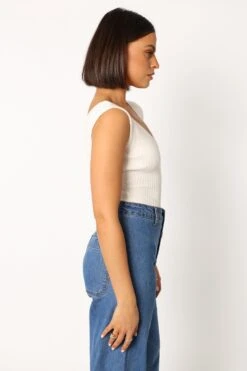 Remi Bodysuit - White 20 Remi Bodysuit - White -Clothing Discount Shop petal and pup usa tops remi bodysuit white 33871079997617