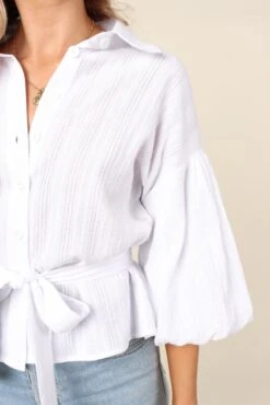 Sofia Top - White 13 Sofia Top - White -Clothing Discount Shop petal and pup usa tops sofia top white 31940240998577