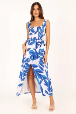 Stephanie Top - White/Blue 15 Stephanie Top - White/Blue -Clothing Discount Shop petal and pup usa tops stephanie top white blue 33612338725041