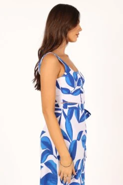 Stephanie Top - White/Blue 18 Stephanie Top - White/Blue -Clothing Discount Shop petal and pup usa tops stephanie top white blue 33612338823345